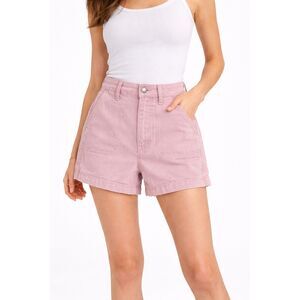 Madewell Camp Shorts Women’s Small High Rise Pink Utility 2.5” Inseam